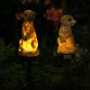 1Pc Solar Resin Lamp, Meerkat Lamp on The Ground, Decorate Outdoor Garden, Courtyard Light, Garden Roadside LED Night Light