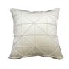 Single Pillow Pillowcase Without 45x45cm Core Dutch Velvet Solid Color Backrest With 3d Line Pleated Beige Grid Sofa Cushion And Pillowcase