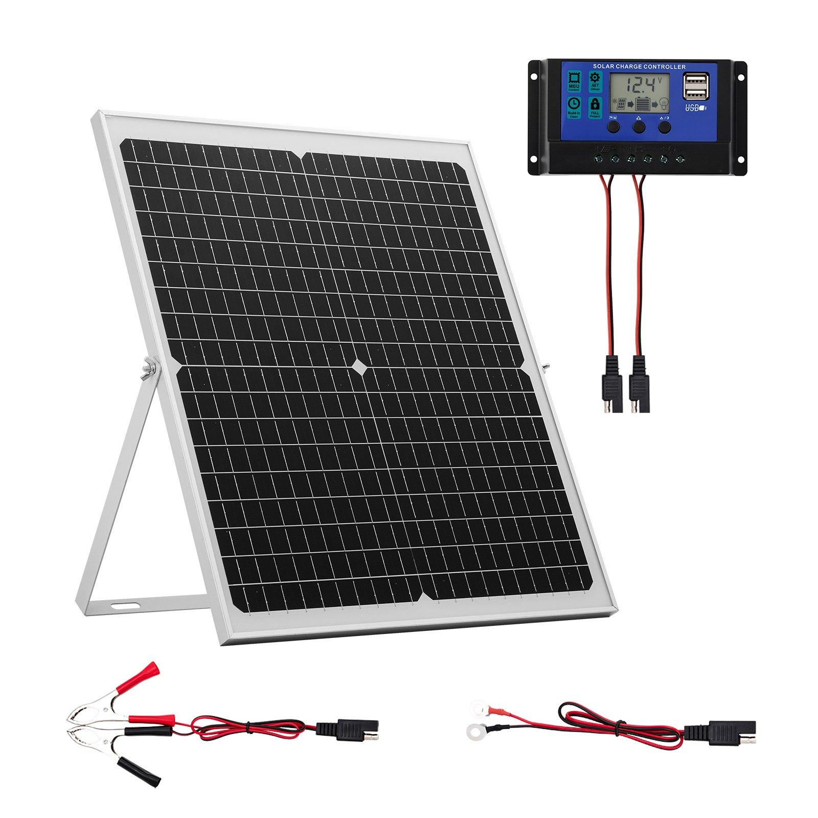 VEVOR 30W 12V Solar Panel Battery