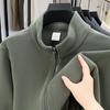 Men's Double-Sided Fleece Jacket - Warm Casual Spring & Autumn Mountaineering Liner
