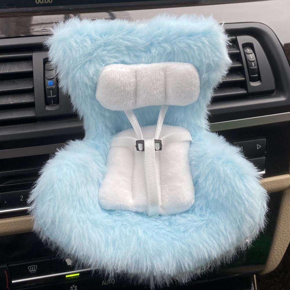 Puppensitz Autozubehör Ornament Labub Sicherheitssitz Puppenzubehör Dekoration
