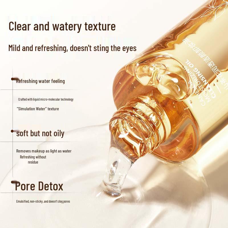 Kalan Dai Camellia Hydrating Cleansing Oil – Gentle Makeup Remover for Face, Eyes & Lips