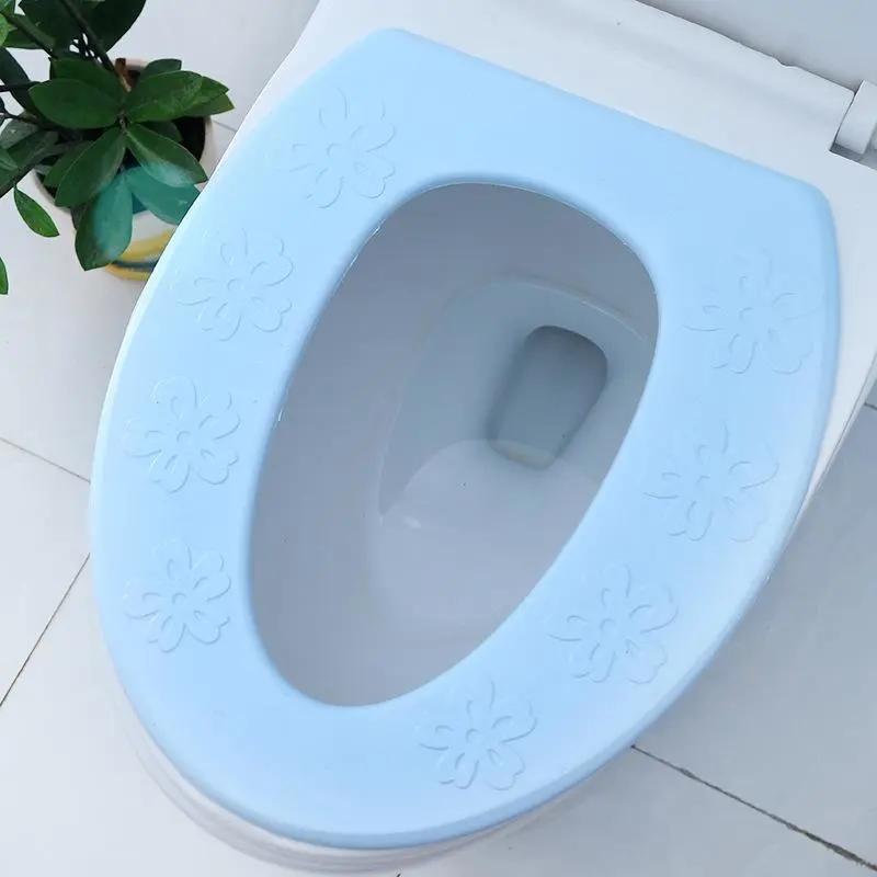 Summer Waterproof Toilet Seat Toilet Cover Home Toilet Seat Cushion Cleaning Environmental Protection Thickening Increase General Can Be Cut