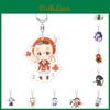 Genshin Key Impact Chain Anime Cartoon Kawaii Keyring Pendant Acrylic Gifts