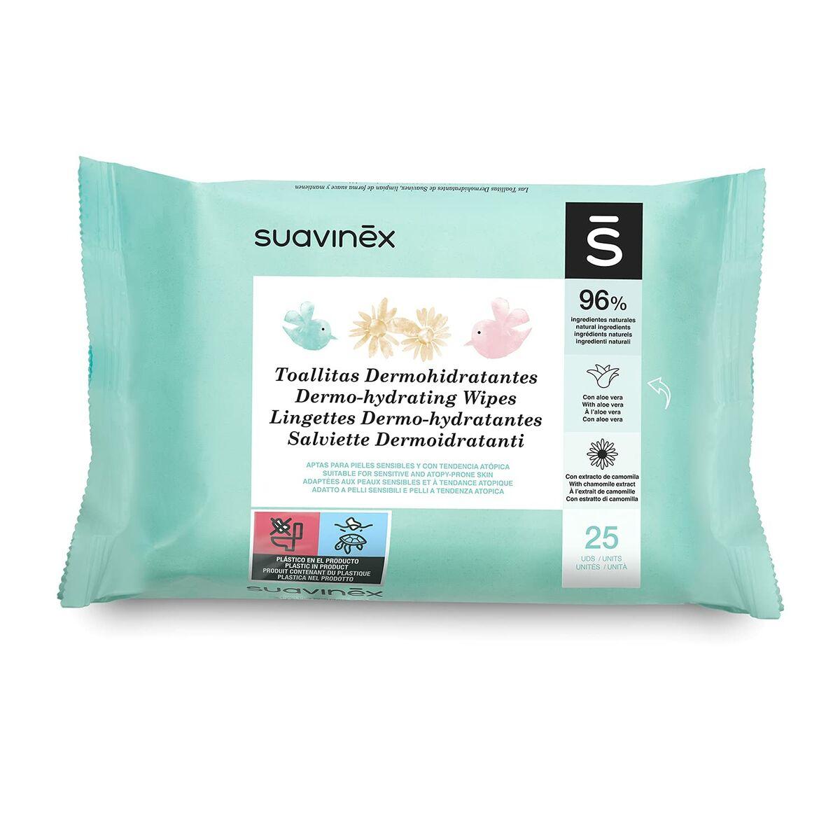 

Детские влажные салфетки с кремом Suavinex Baby (25 единиц)