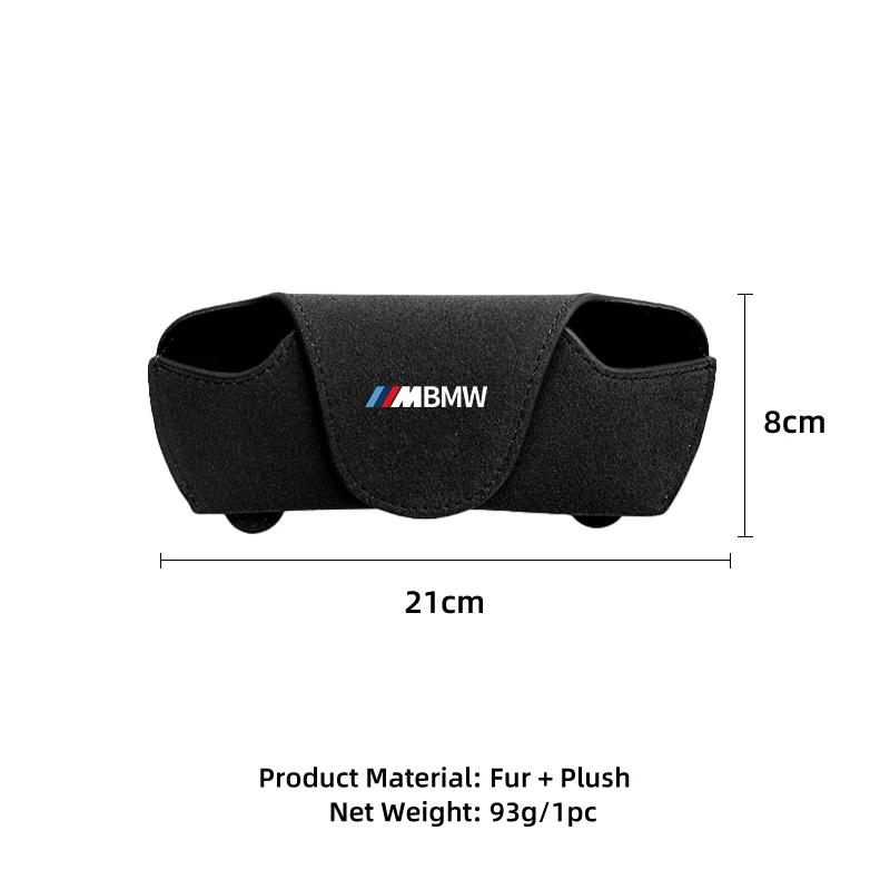 2025 Hot Car Visor Glasses Holder Clip Sunglasses Storage Case Accessories For BMW Performance X1 X3 X5 E39 E46 E90 F20 E60 F30