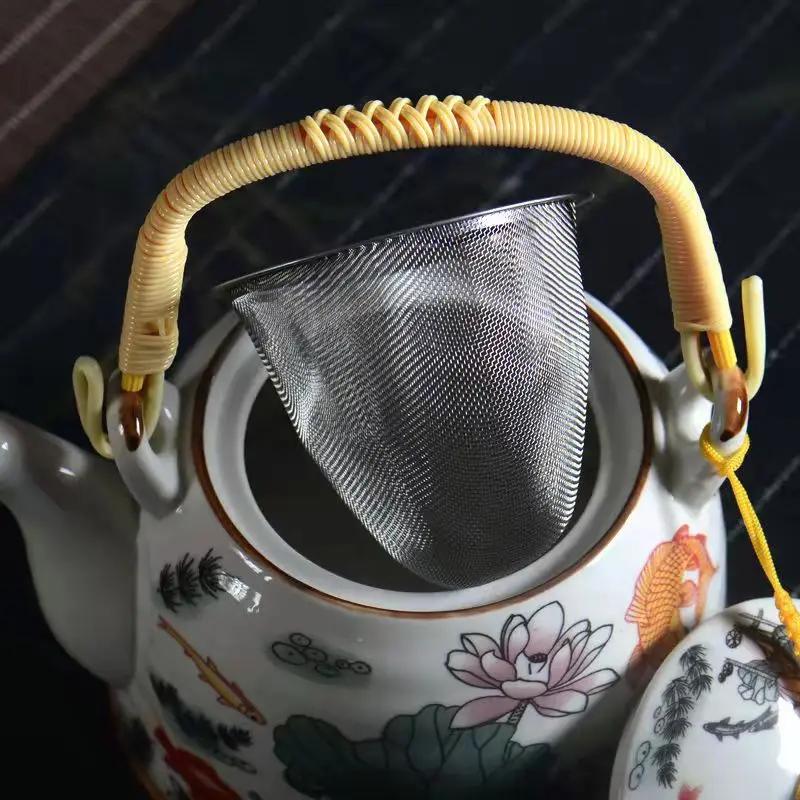 Grote capaciteit Japanse type hefbalk pot 1000ml Chinese theepot Puer theeketel theeservies en koffie theeservies theepotten kopje mok