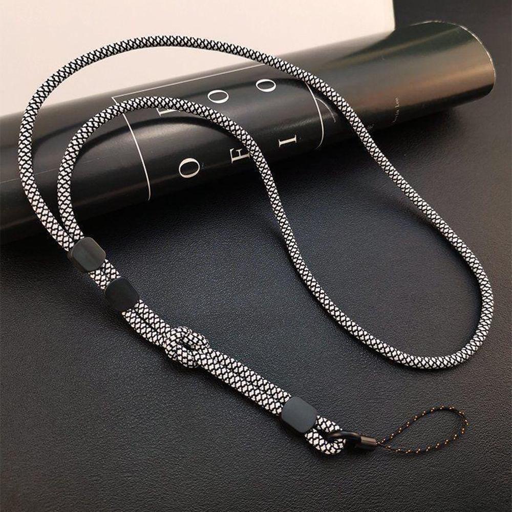 

JLC-810 Шнурок для телефону Поліестеровий шийний ремінець Знімний ремінець на зап ястя Подвійне використання White