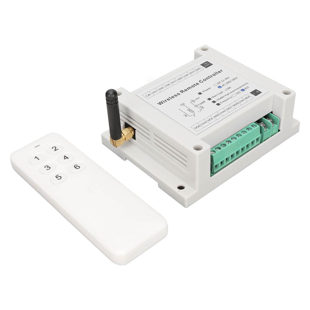 Remote Control Module 6 Channel Relay Controller Board 43300CMHz AC