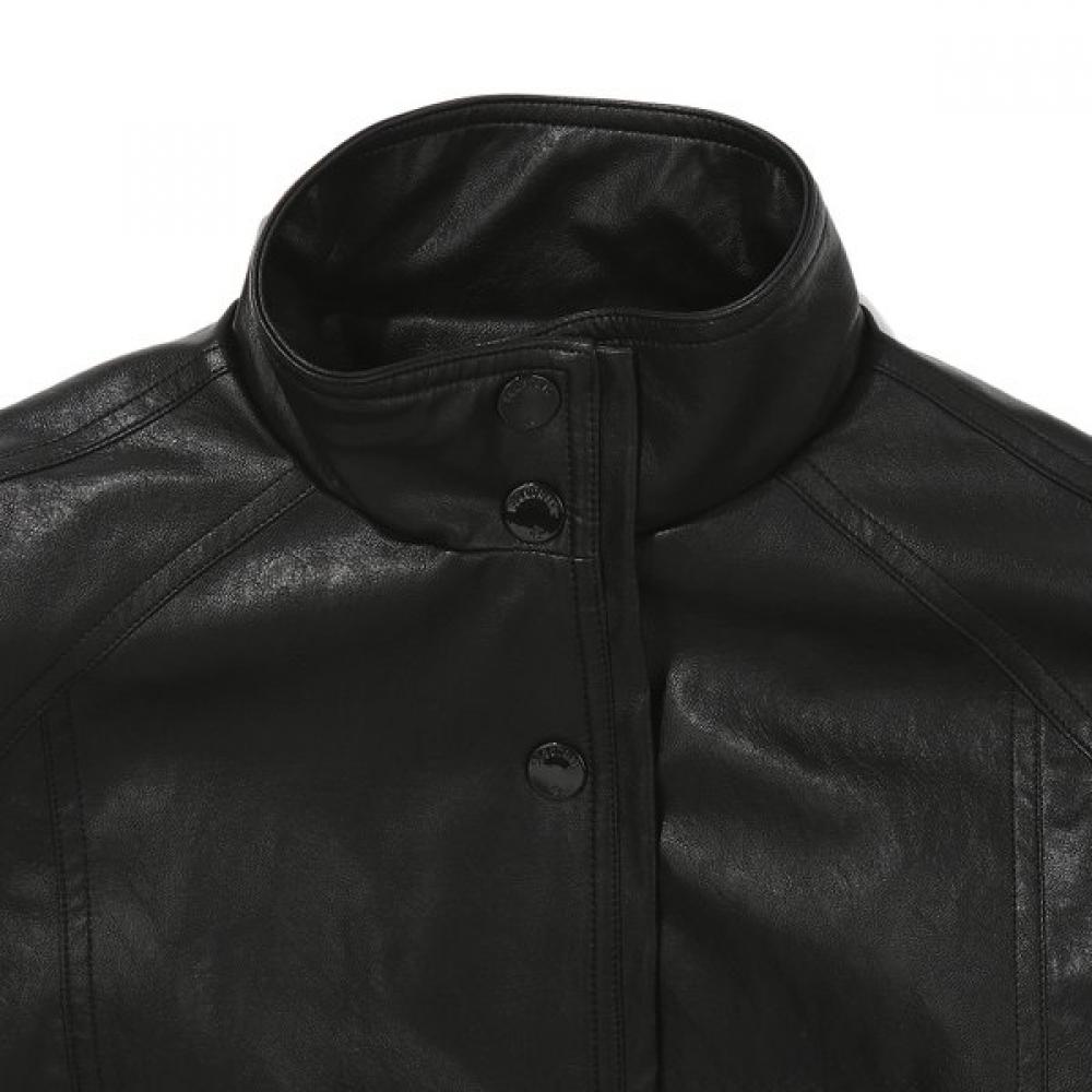 Bluetail Black Leather Jumper Aaa2jp01bk