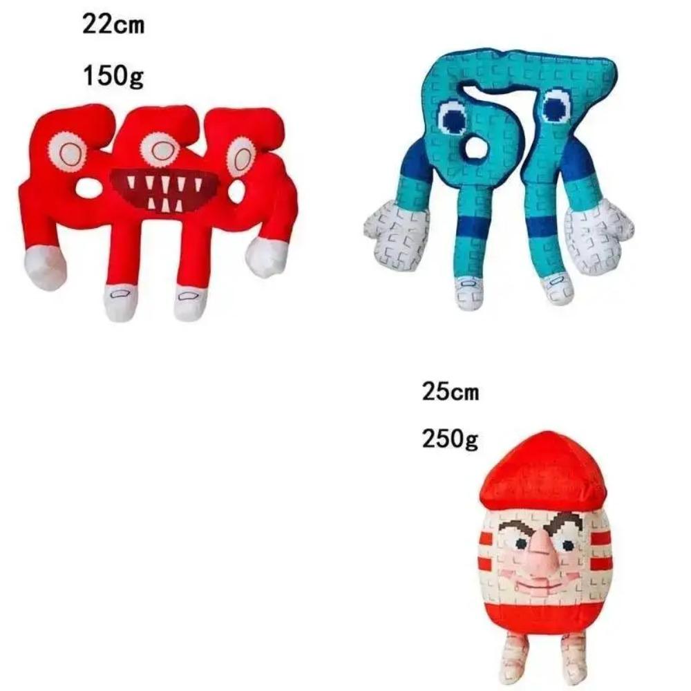 NEU Steal A Brainrot W Oder L Plüschtier 77 Berufe Morgen Schule Erdbeer-Elefant Plüschtier Niedliches Meowl Jandel Kuscheltier Spielzeug Geschenk für Fans