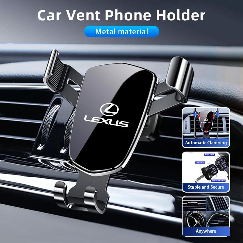 THQP1 Car Accessories Gravity Phone Holder GPS Mount Mobile Support Bracket For Lexus IS250 IS200 CT200h GS300 LS430 RX450h LX570 IS30