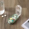 Plastic Pill Cutter And Divider Box With Cover For Home And Travel Use