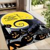 Nightmare Before Christmas Carpet Rug Soft Washable Anti Slip Home Living Room Sofa Mats Personalized Christmas Rug