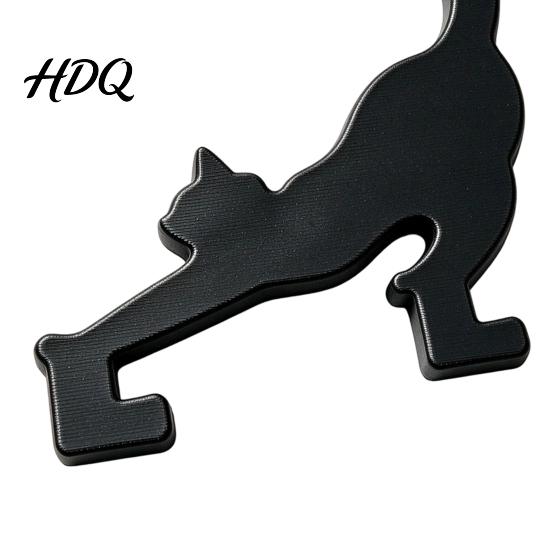 Keychain Display Rack Pegboard Cat Hooks 3D Printed Cute Kitty Easy Install Pegs Decorative Hangers for Craft Room Home Office Desktop Accessory