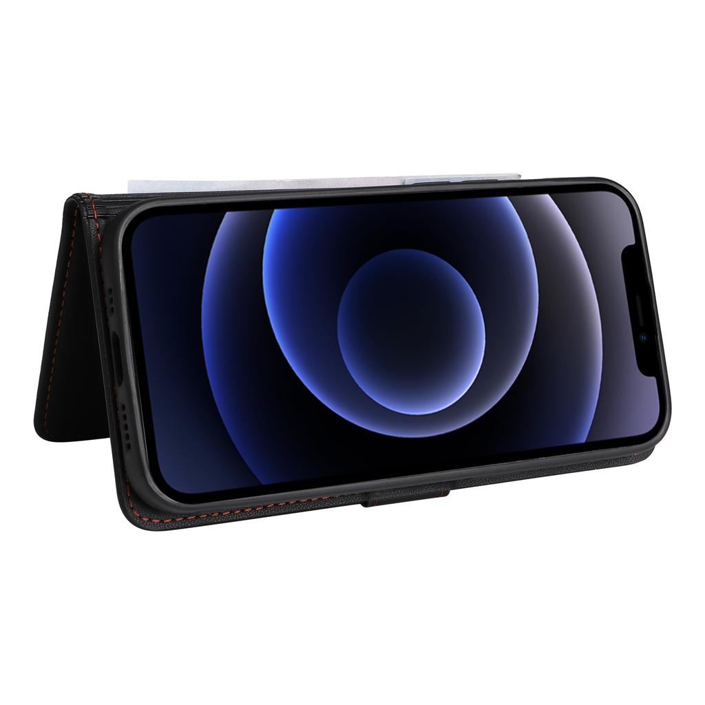 For iPhone 12 mini Magnetic Case BETOPNICE Detachable PU Leather Phone Cover with Strap