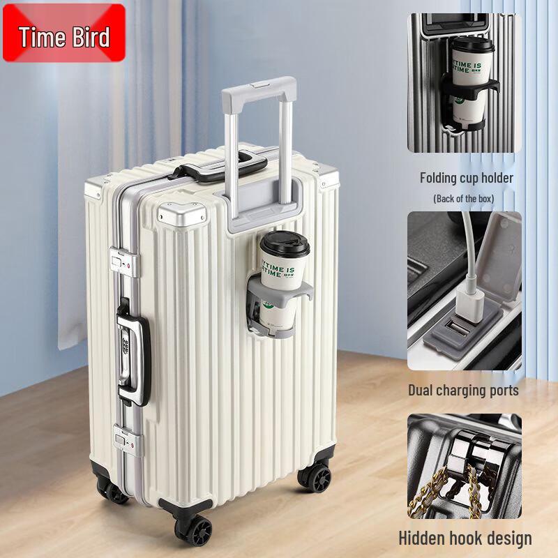 Shibird 28-inch Multi-functional Aluminum Frame Luggage