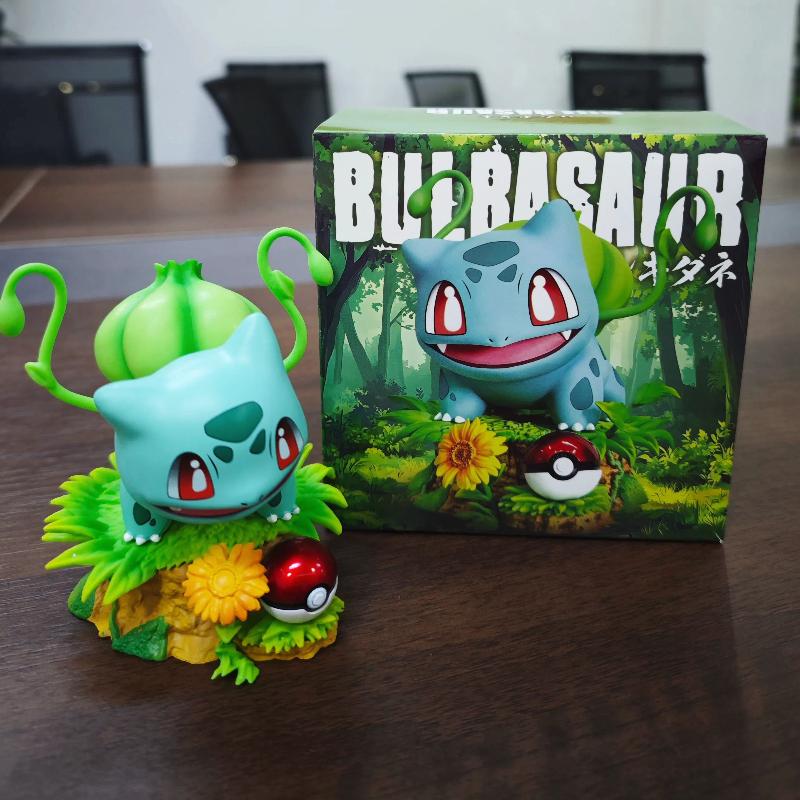 

Pet Spirit Pocket Monster Gk Anime Hand-Made Decoration Wonderful Frog Seed Scene Animation Hand-Made Model Present