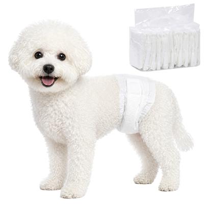 Disposable Dog Diapers Male Absorbent Dog Nappies M 45-64 Cm