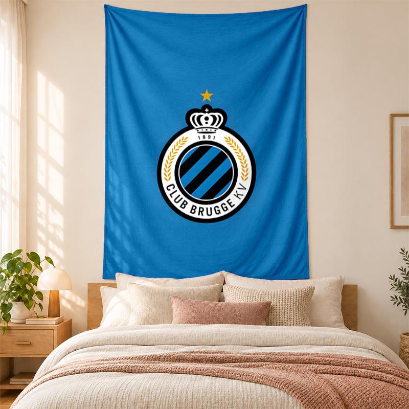 Club Brugge KV Tapestry Highquality for Decorating Living Room Bedroom Dorm Walls Ideal As Bedroom Wallart Orholiday Gift