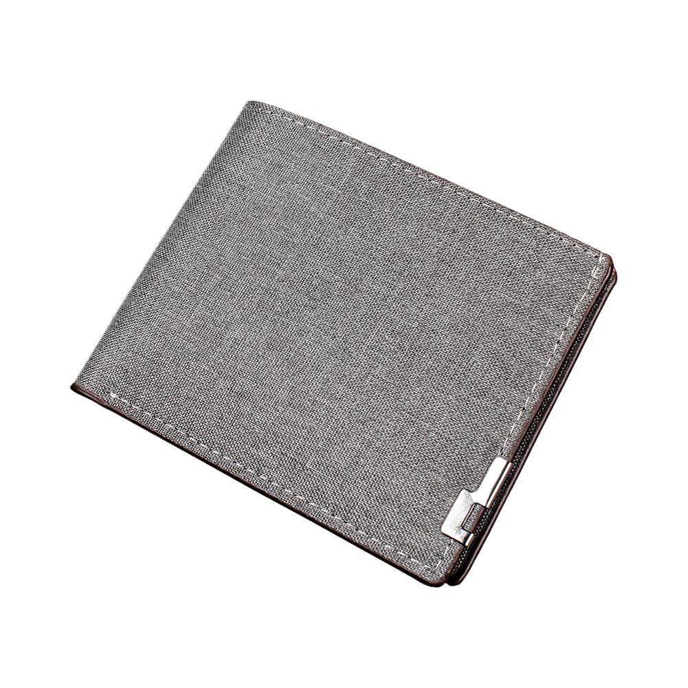 

Короткий складной джинсовый кошелек, многокарманный, тонкий, с зажимом для денег, держатель для карт, минималистичный, повседневный, тройного сложения, чехол для кредитных карт