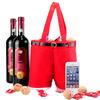 Cute Christmas Pants Wine Bottle Cover Exquisite Xmas Candy Gift Bag Handbag For Christmas Decor Candy Wine Bottle Holder
