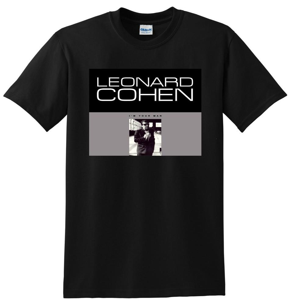 

LEONARD COHEN T SHIRT im your man vinyl cd cover SMALL MEDIUM L XL Unisex T-Shirt S