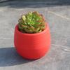 6 Packages Of Succulent Flower Pots Mini Stone Ball Pots Multi-Color Optional Thickened Resin Plastic Pots