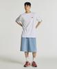 Nyuballanseu Nbneg31663 / Uni Sunny Rainy Lettering Short Sleeve T-Shirt (White)