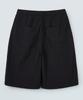 Piali One-Tuck Nylon Wide Half Pants (Black)