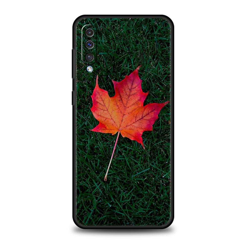 Javorový List Kanadská Vlajka láska Fotbal Pouzdro na Telefon Pro Samsung A12 A32 A50 A70 A20E A20S A10 A10S A22 A30 A40 A42 A52 5G A02S A04s Kryt