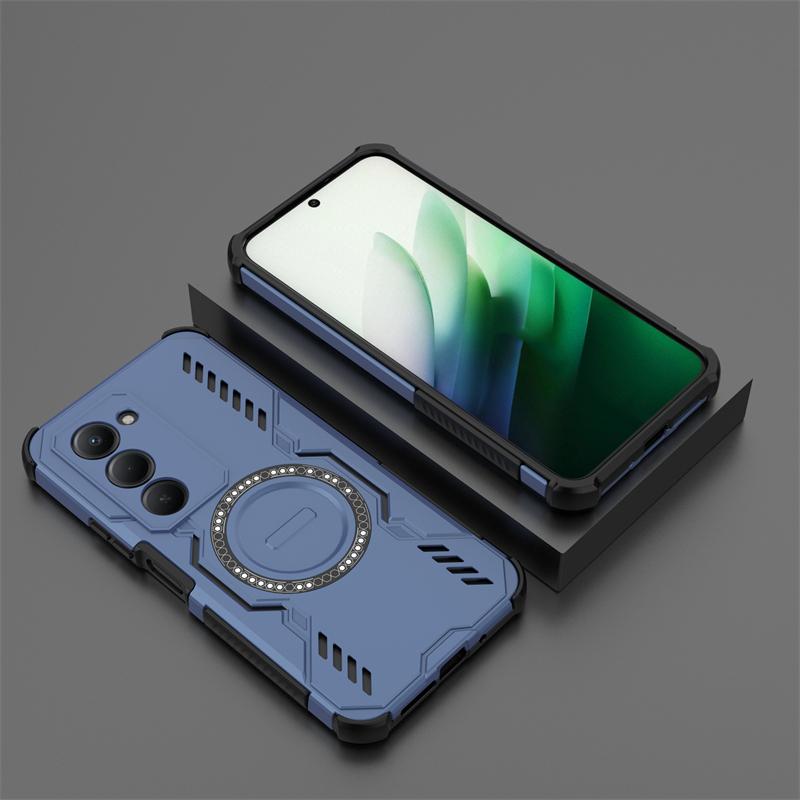 For Xiaomi Redmi 15 Case For Redmi 15 15C Anti-knock Magnetic Adsorption Wireless Charge Back Cover For Redmi 15 Case 6.9 Inch