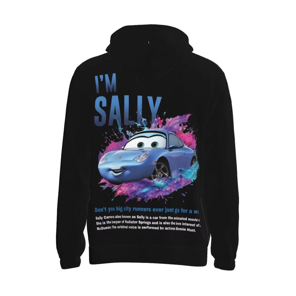 25 Mens Lightning Mcqueen And Sally 3D Print Hoodie Hooded Collar Drawstring Hoodies Pullover Sweatshirts Long Sleeve Sweatshirt