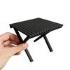 1Pcs 1:6 Dollhouse Miniature Camping Picnic Table Outdoor Bbq Table Furniture Home Model Decor Toy Doll House Accessories