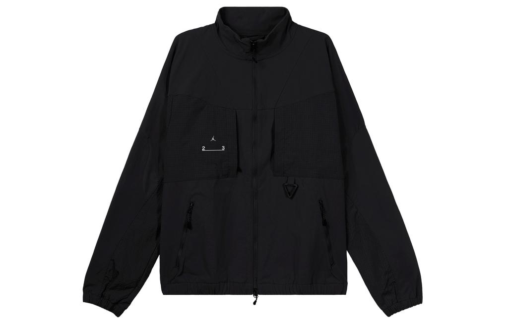 Jordan Jackets Men's Black Stand Collar Moderate Other DQ8060-010