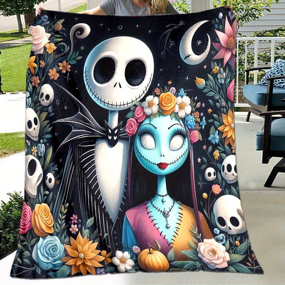 

1pc Jack Printing for All Season, Cartoon, Office, Lunch Rest, Camping Talk, Car, Multifunctional Gift 130cmx150cm