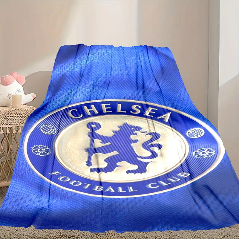 שמיכה אחת של צ'לסי FC, שמיכת יום האהבה נעימה, שמיכת תנומה רב-תכליתית זמינה בכל ארבע העונות