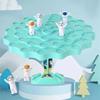 Children's DIY puzzle balance tree Small White rabbit Astronaut board^ game casual parent%child interactive tabletop*balance toy