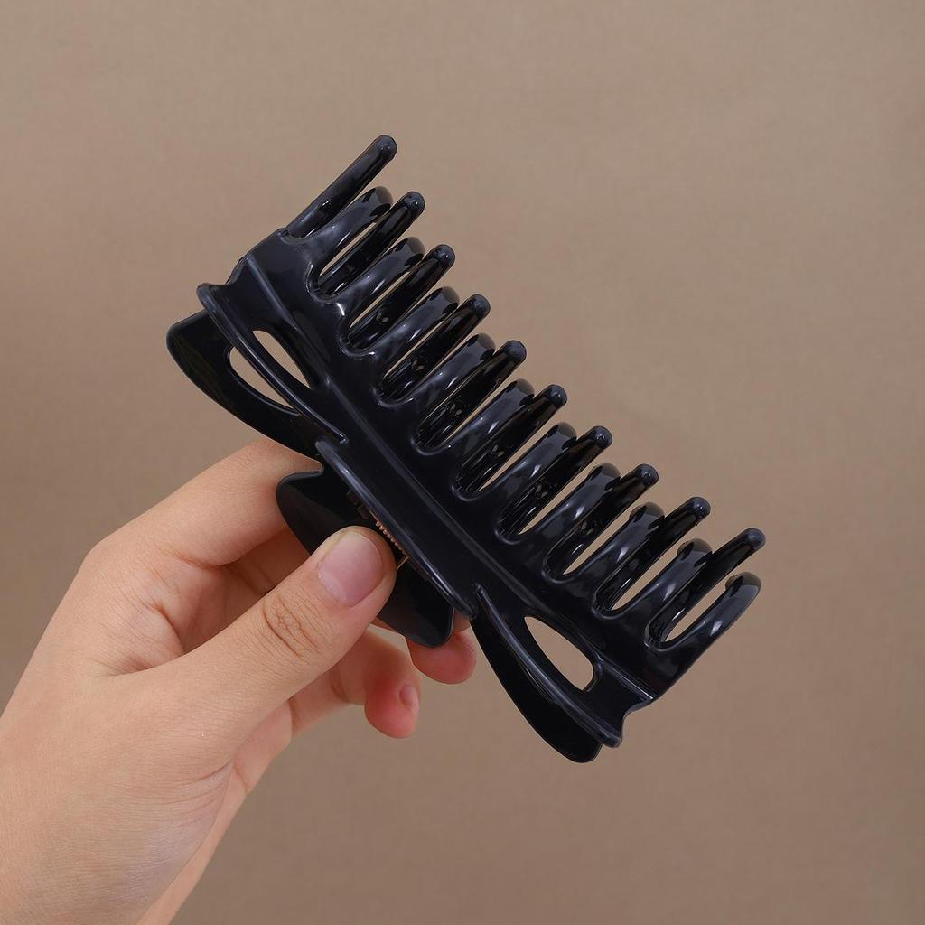 2025 Neue Silikon-Haarklammer Hai für Frauen - High-End-Stil, Koreanisch inspiriert, Design mit großem Volumen.