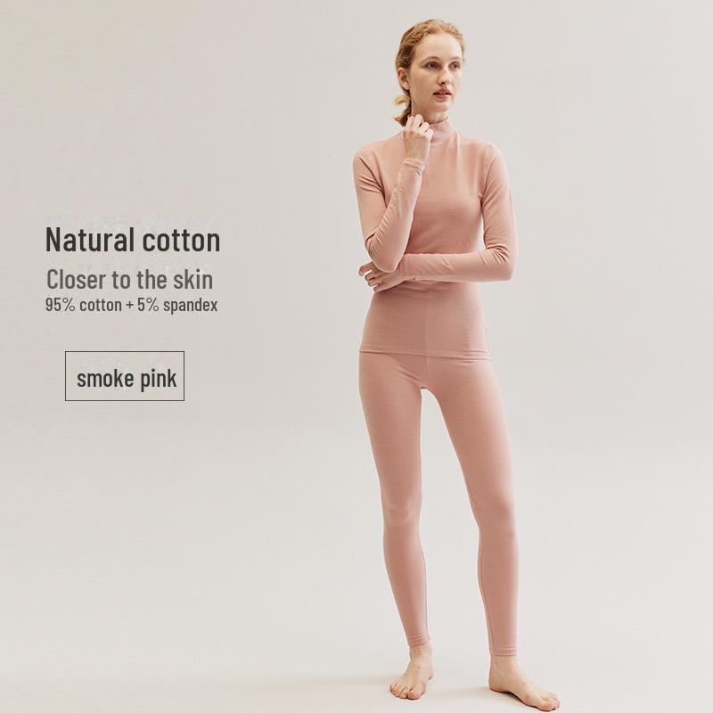 Women's Slim Fit Cotton Mid-Neck Winter Warm Base Layer Top