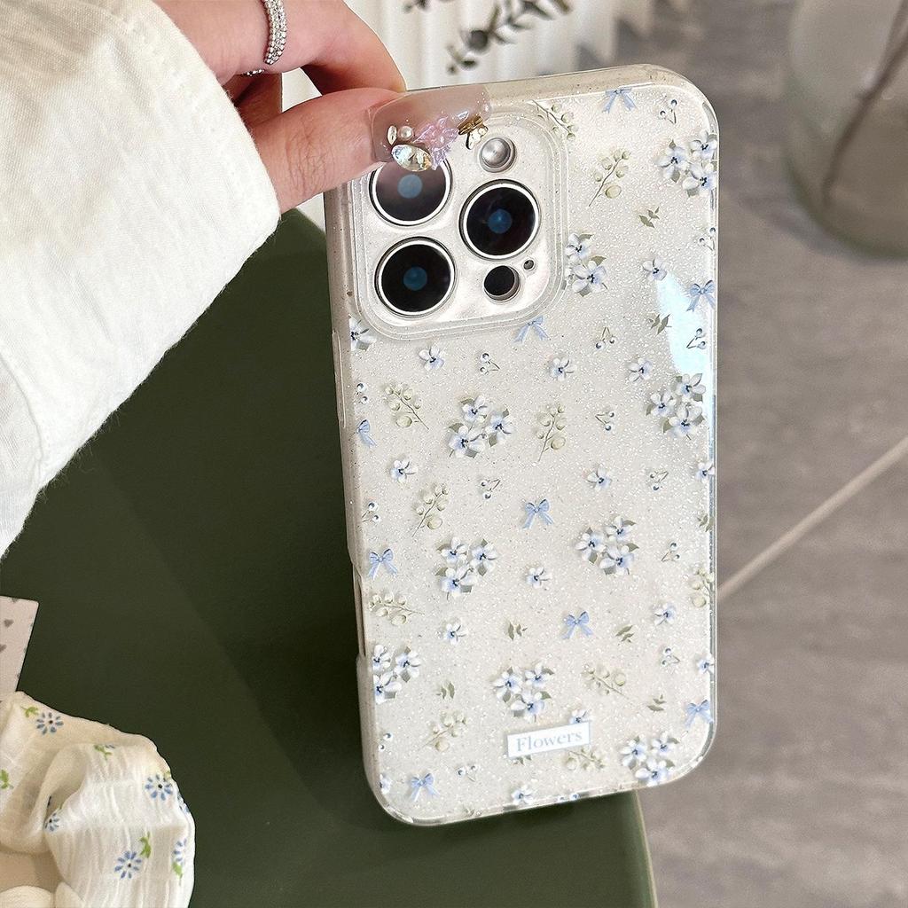 Purple Small Flower Case for iPhone 17 iPhone 17 Pro Max
