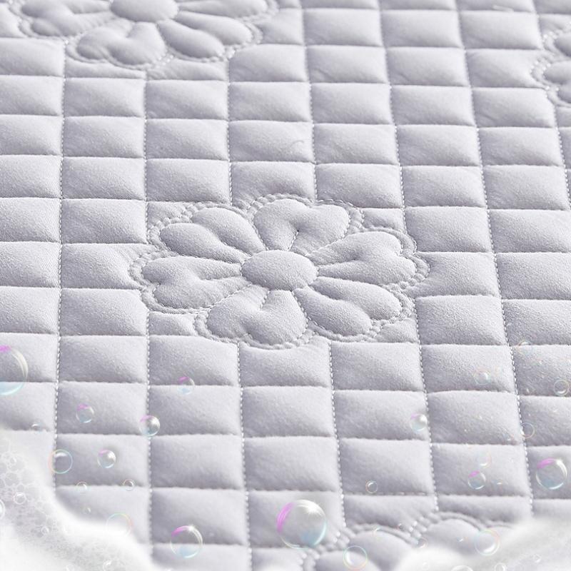 Bedclothes 3-piece Set Water Washed Cotton Waterproof Bedsheet Soft and Breathable Fitted Sheet  Mattress Protector Cover Not Fading Not Deforming