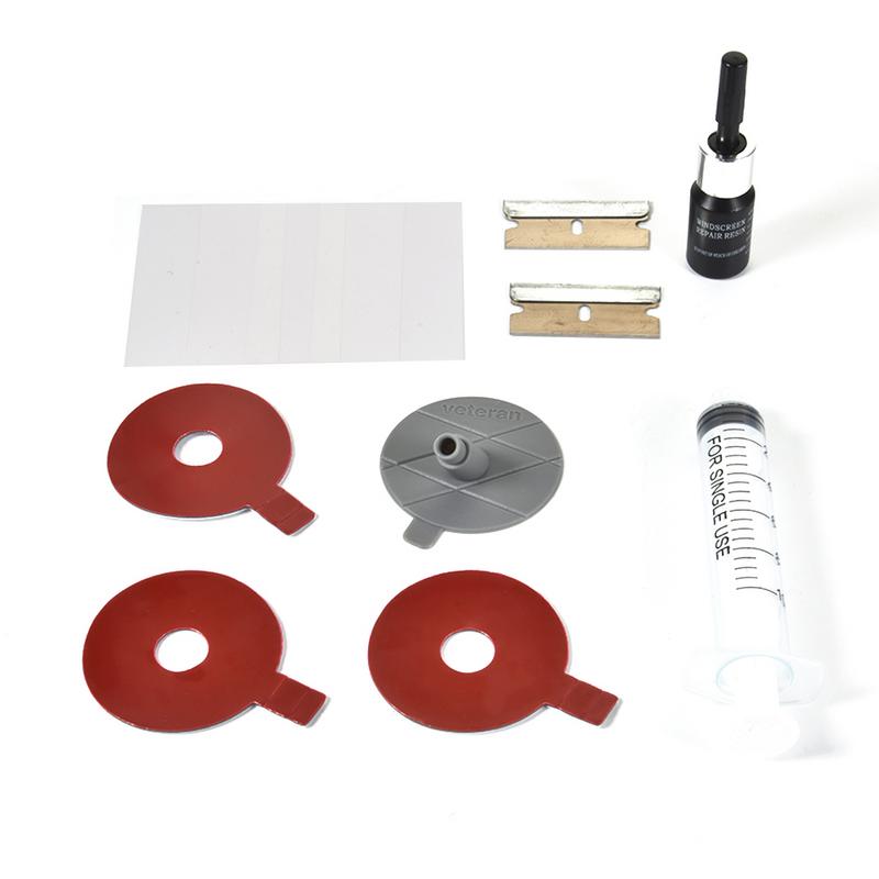 Car Windshield Repair Kit Tools Auto Glass Windscreen Repair Set Give Door Handle Protective Decorative Stickers Car Accessories