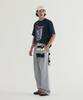 COVERNAT C Logo Wide Sweatpants Melange Gray