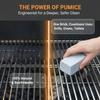 1/4ks Venkovní kuchyňský grilovací čisticí nástroj BBQ grilovací čisticí kartáč s pemzovým blokem pro grilovací rošt