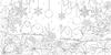 Coloring Book Flowers of the Four Seasons and Cute Animals (COSMIC MOOK)
