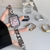 Apple S12 Electroplated Hollow Protective Watch Case for Apple Watch Series 12