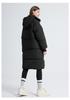 Women's Korean Style Knee-Length Cotton-Padded Winter Jacket - Loose, Thickened Coat