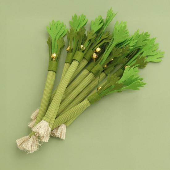 Cat Toys Durable Plush Catnip Toy High-Density Felt Realistic Celery Shape Stress Relief And Energy Release Soft Cat Toy for Cats