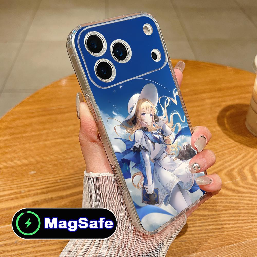 Wuthering Waves Phoebe Phone Case for iPhone 17 16 15 14 13 12 11 Air Pro Max Plus Mini Magsafe Clear Colorful Cover Cellphones